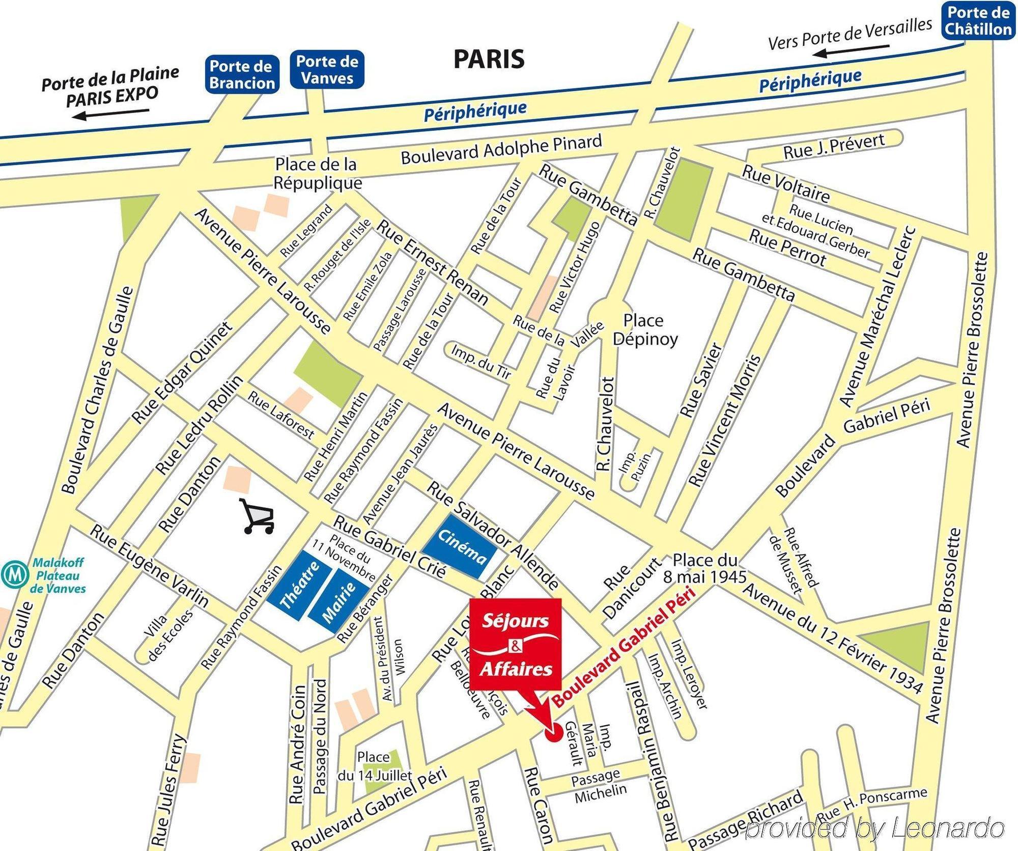 Séjours&Affaires Paris-Malakoff Exterior foto